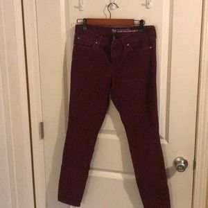Gap burgundy corduroys